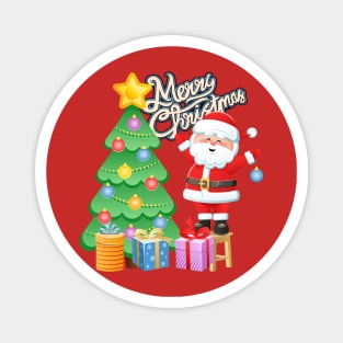 Cute Merry Christmas Magnet